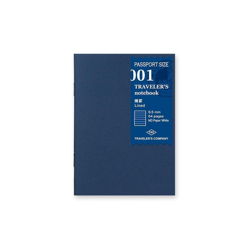 Traveler's Company - 001 Lined Notebook Refill (Passport) - Urban Kit Supply