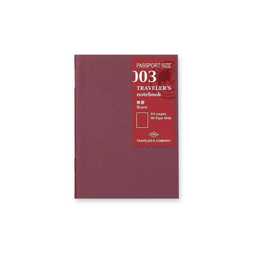 Traveler's Company - 003 Blank Notebook Refill (Passport) - Urban Kit Supply