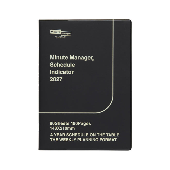 Hightide Diary Minute Manager A5 LEFT -kalenteri