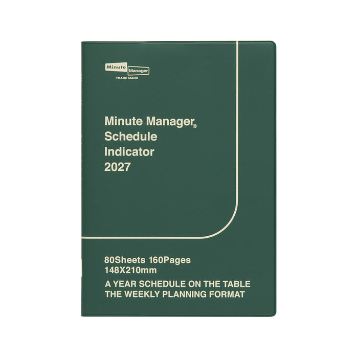 Hightide Diary Minute Manager A5 LEFT -kalenteri