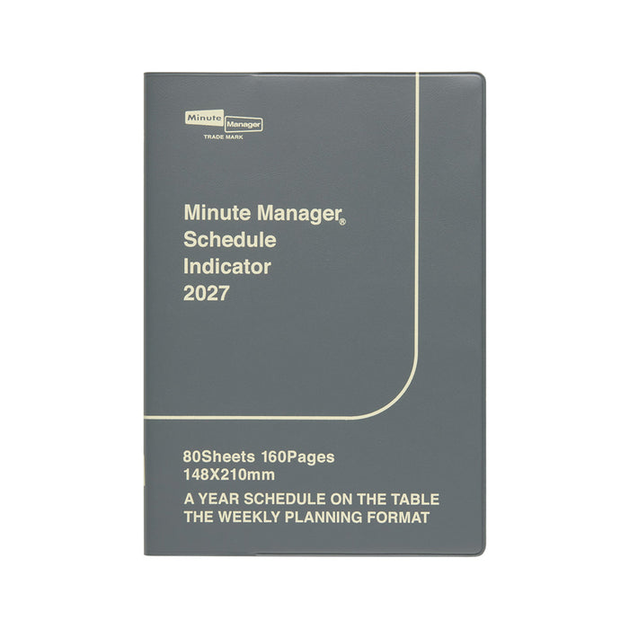 Hightide Diary Minute Manager A5 LEFT -kalenteri
