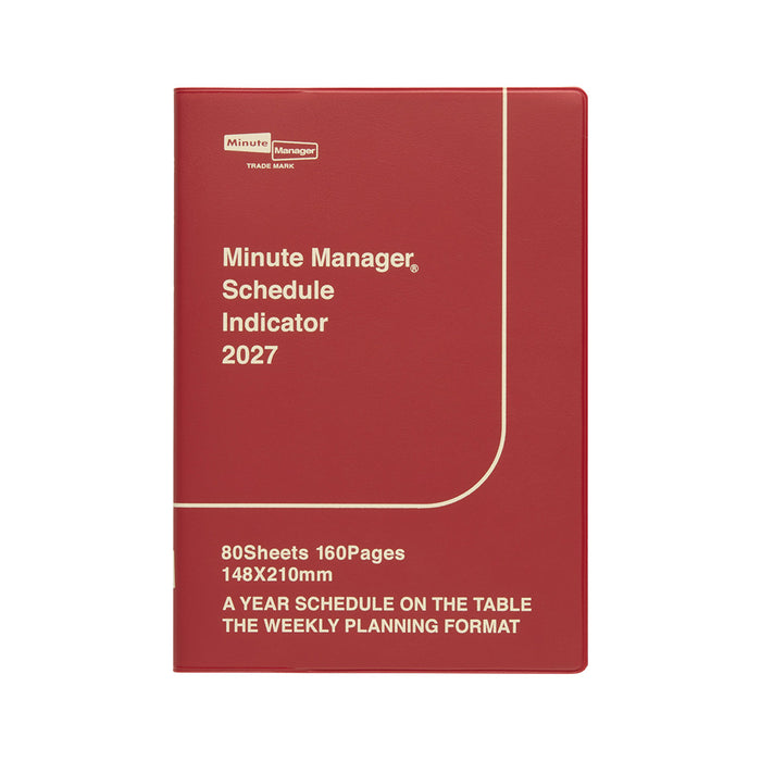 Hightide Diary Minute Manager A5 LEFT -kalenteri