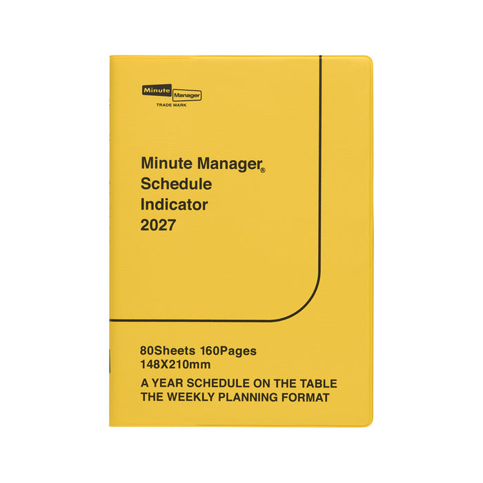 Hightide Diary Minute Manager A5 LEFT -kalenteri