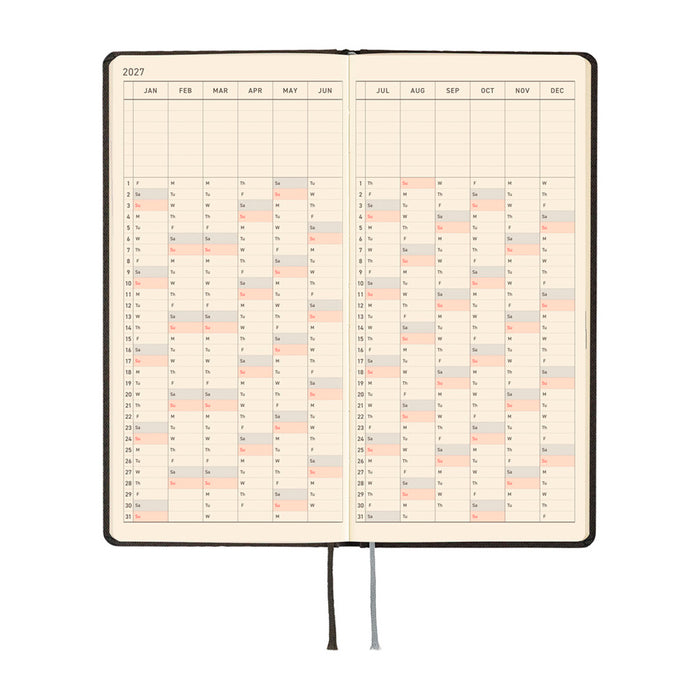 Hobonichi Weeks Paper Series 2027 -kalenteri