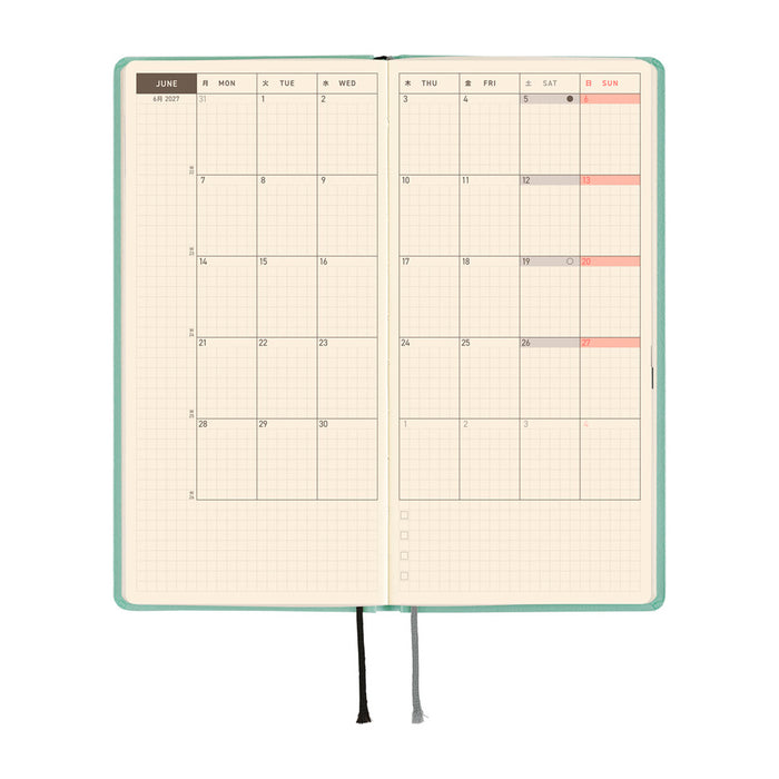 Hobonichi Weeks Paper Series 2027 -kalenteri