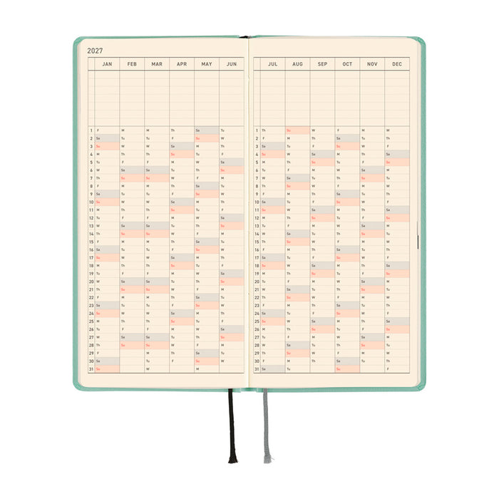 Hobonichi Weeks Paper Series 2027 -kalenteri