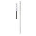 White mechanical pencil with lead on a white background