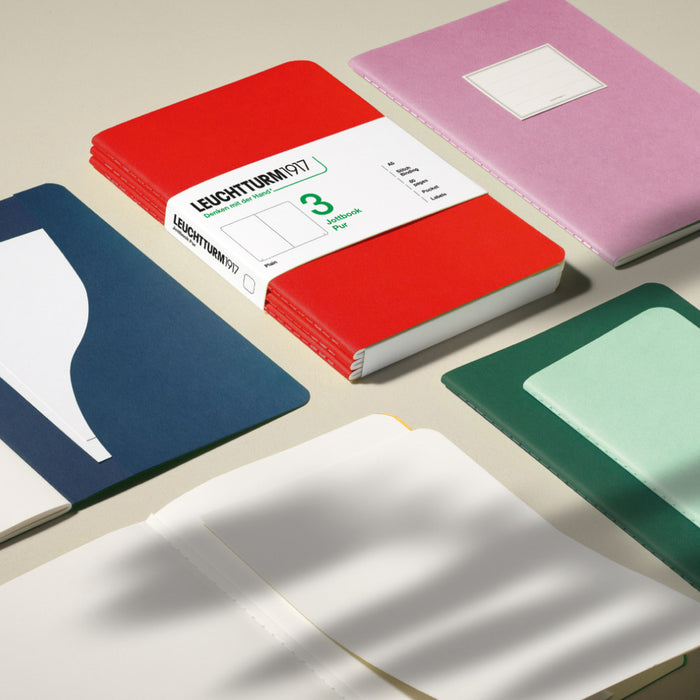 Leuchtturm1917 Jottbook Pur (A5) -muistivihko (3 kpl)