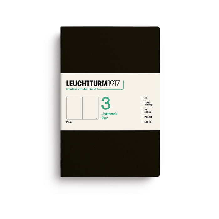 Leuchtturm1917 Jottbook Pur (A5) -muistivihko (3 kpl)