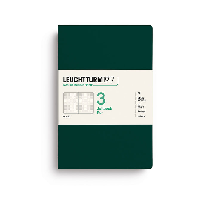 Leuchtturm1917 Jottbook Pur (A5) -muistivihko (3 kpl)
