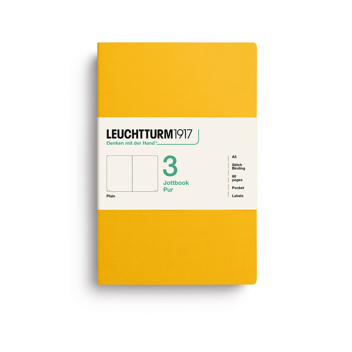 Leuchtturm1917 Jottbook Pur (A5) -muistivihko (3 kpl)