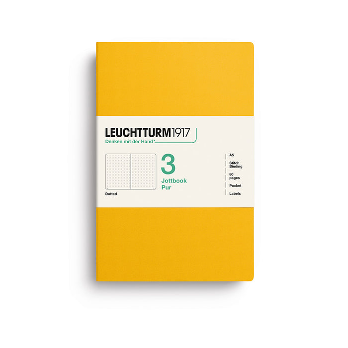 Leuchtturm1917 Jottbook Pur (A5) -muistivihko (3 kpl)