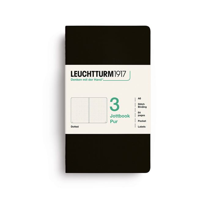 Leuchtturm1917 Jottbook Pur (A6) - Pack of 3