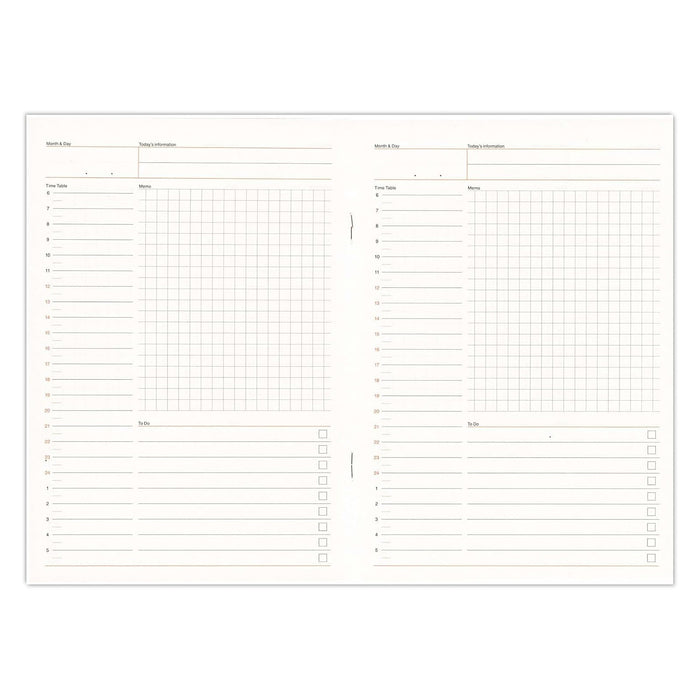 Luddite Function Notebook A5 - Daily muistikirja