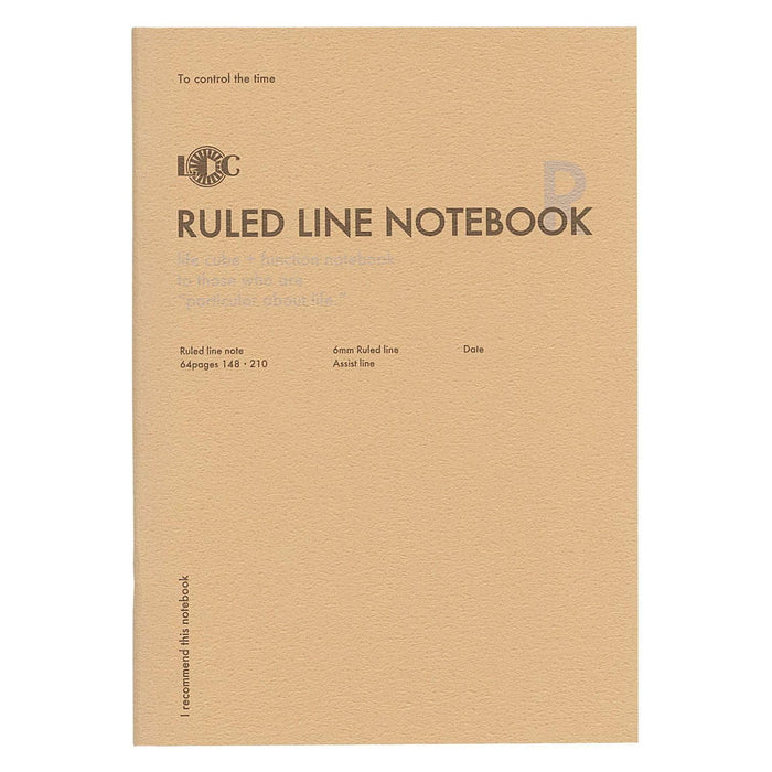 Luddite Function Notebook A5 - Horizontal Ruled Line muistikirja