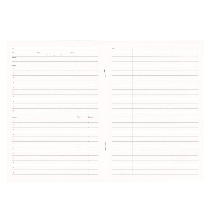 Luddite Function Notebook A5 - Meeting muistikirja