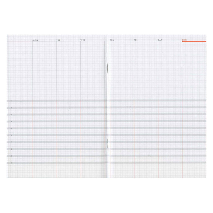 Luddite Function Notebook A5 - Parallel Planner muistikirja