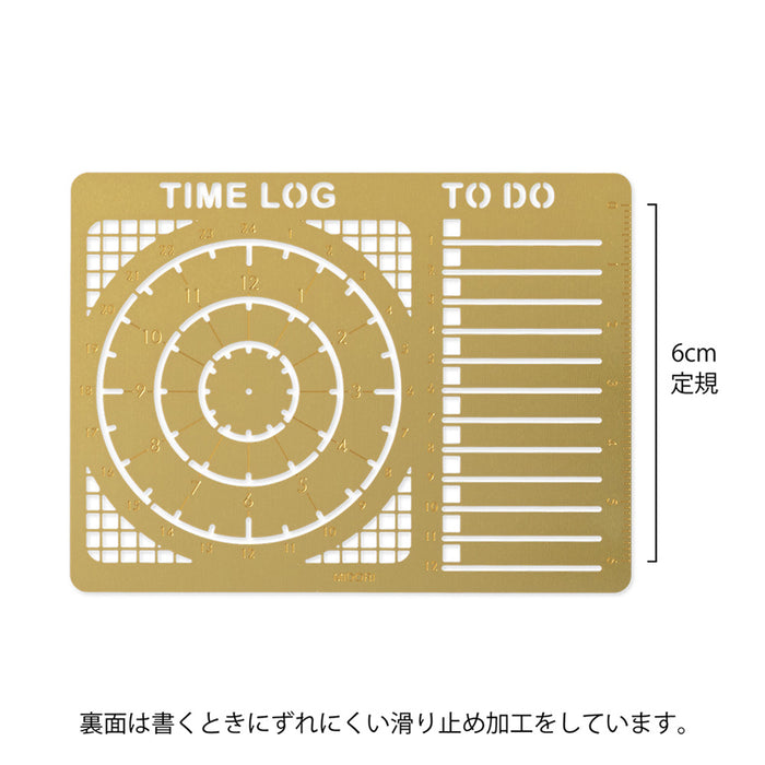 Midori Diary Template Time Log sapluuna