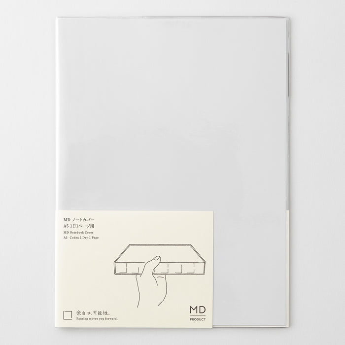 Midori MD Notebook Cover Clear -muistikirjan kansi