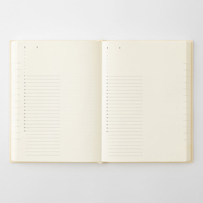 Midori MD Notebook Diary 1Day 1Page 2027 - A5