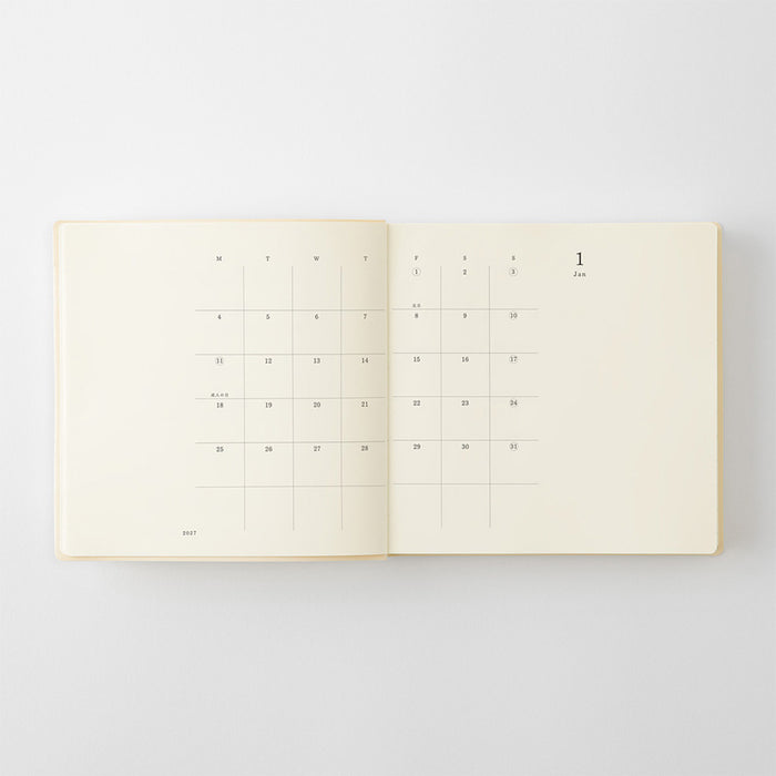 Midori MD Notebook Diary 1Day 1Page 2027 - A5 Square