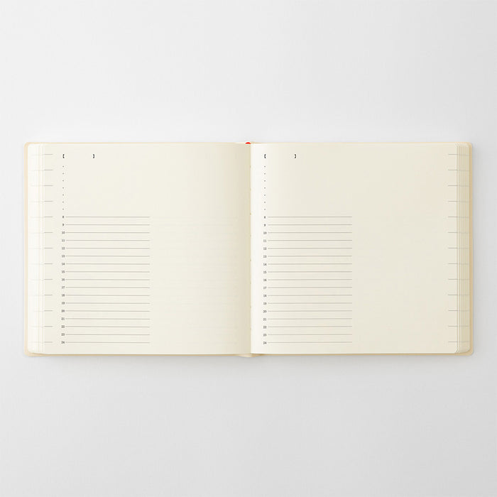 Midori MD Notebook Diary 1Day 1Page 2027 - A5 Square