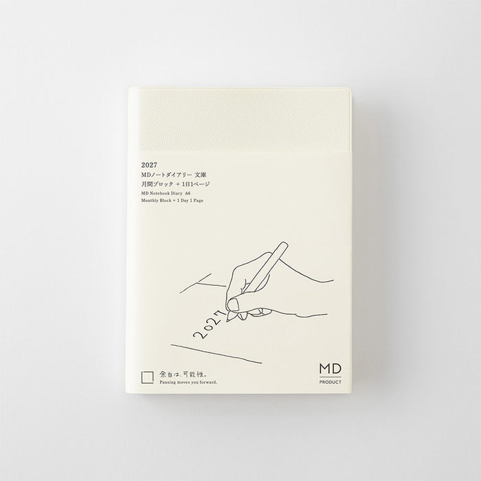 Midori MD Notebook Diary 1Day 1Page 2027 - A6