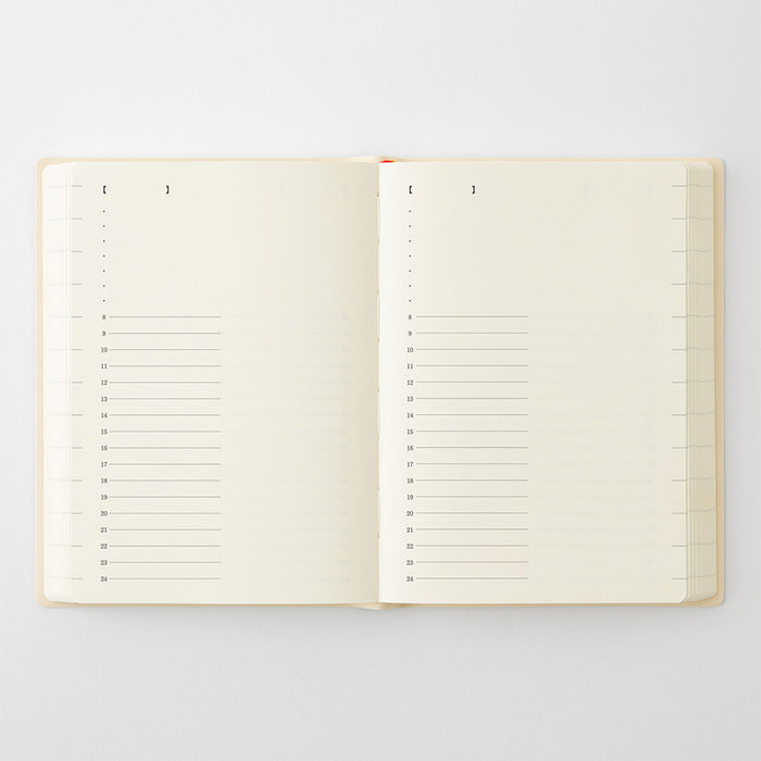 Midori MD Notebook Diary 1Day 1Page 2027 - A6