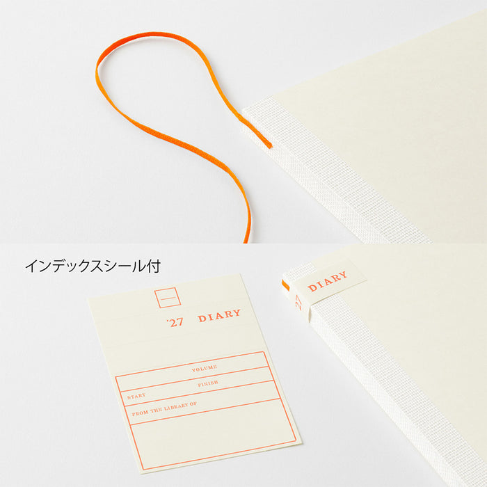 Midori MD Notebook Diary 2027 - A5