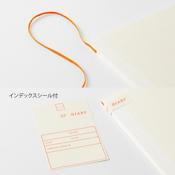 Midori MD Notebook Diary 2027 - A5 Thin