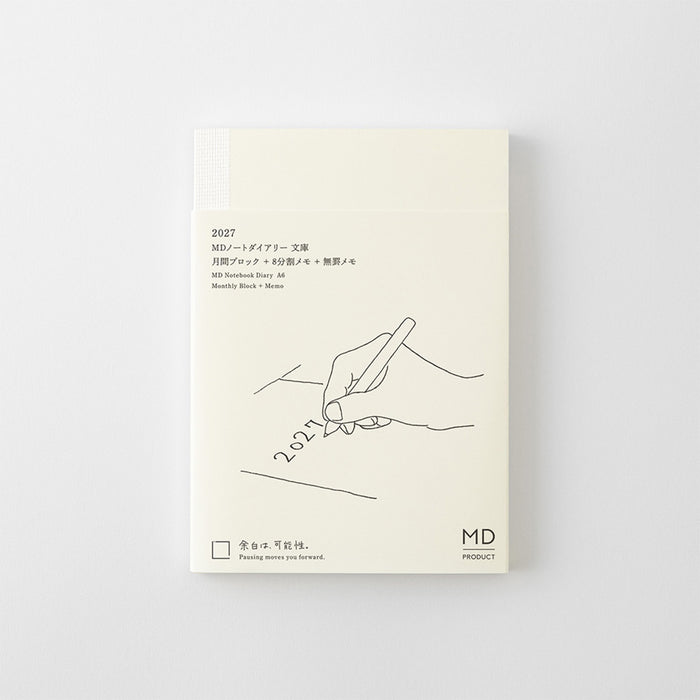Midori MD Notebook Diary 2027 - A6