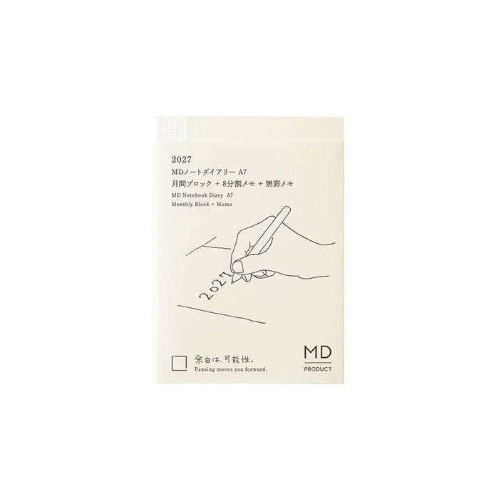 Midori MD Notebook Diary 2027 - A7