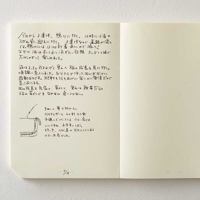 Midori MD Notebook Journal A5 Codex 1Day 1Page