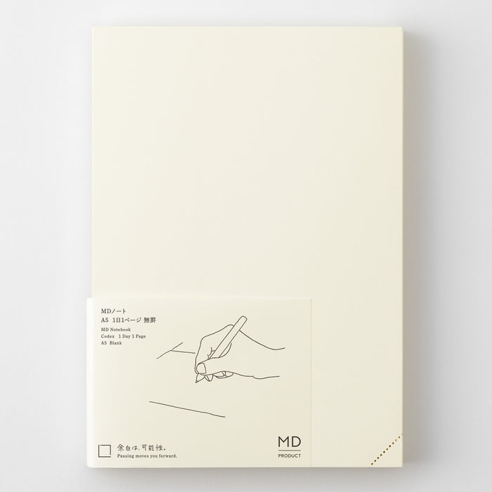 Midori MD Notebook Journal A5 Codex 1Day 1Page