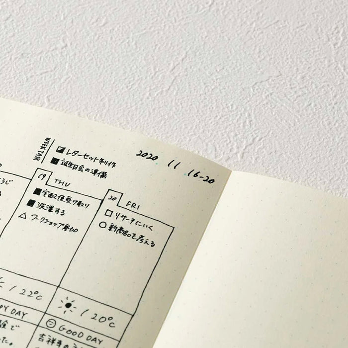Midori MD Notebook Journal A5 Codex 1Day 1Page