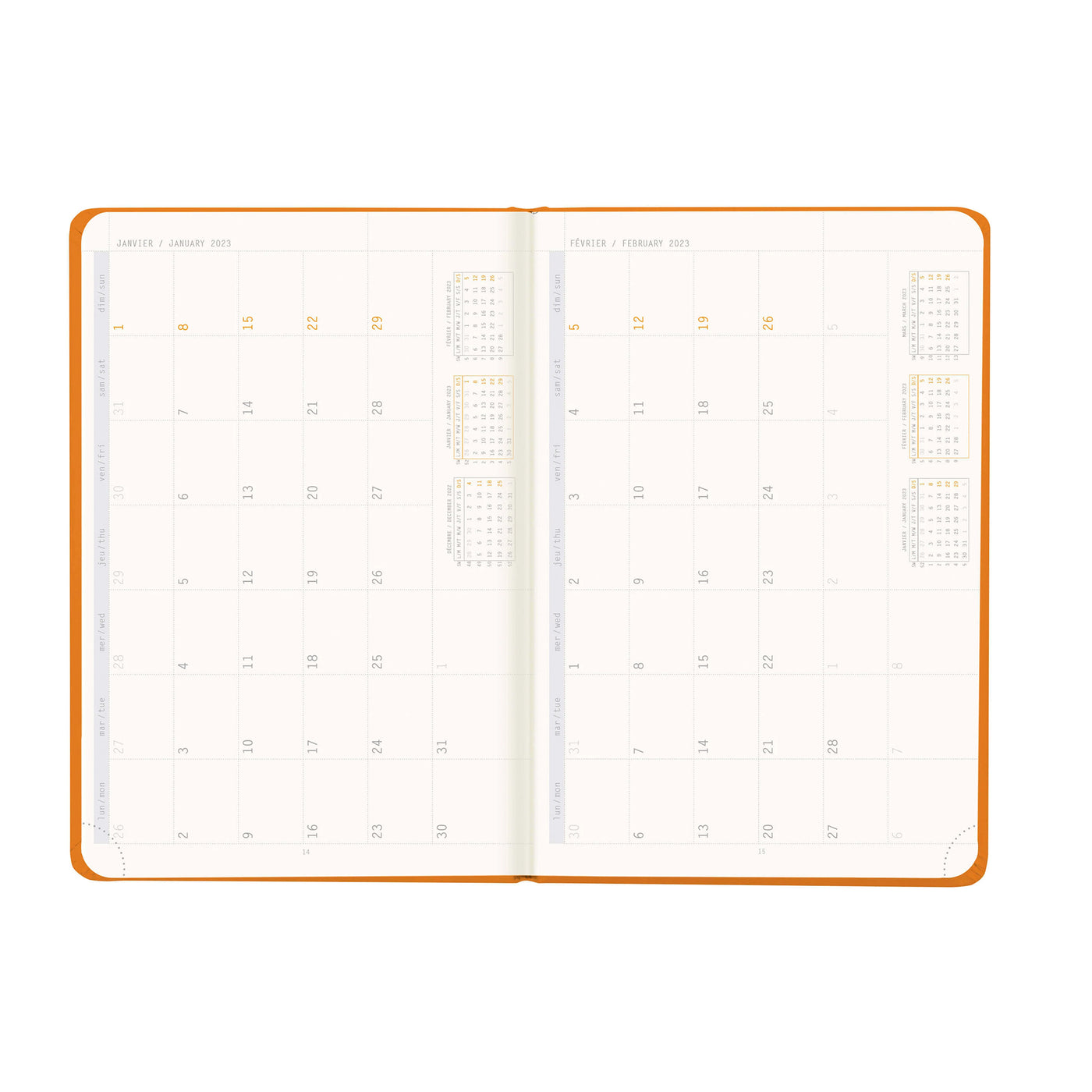 Rhodia Webplanner A5 Vertical Weekly Planner 2026 - Urban Kit Supply