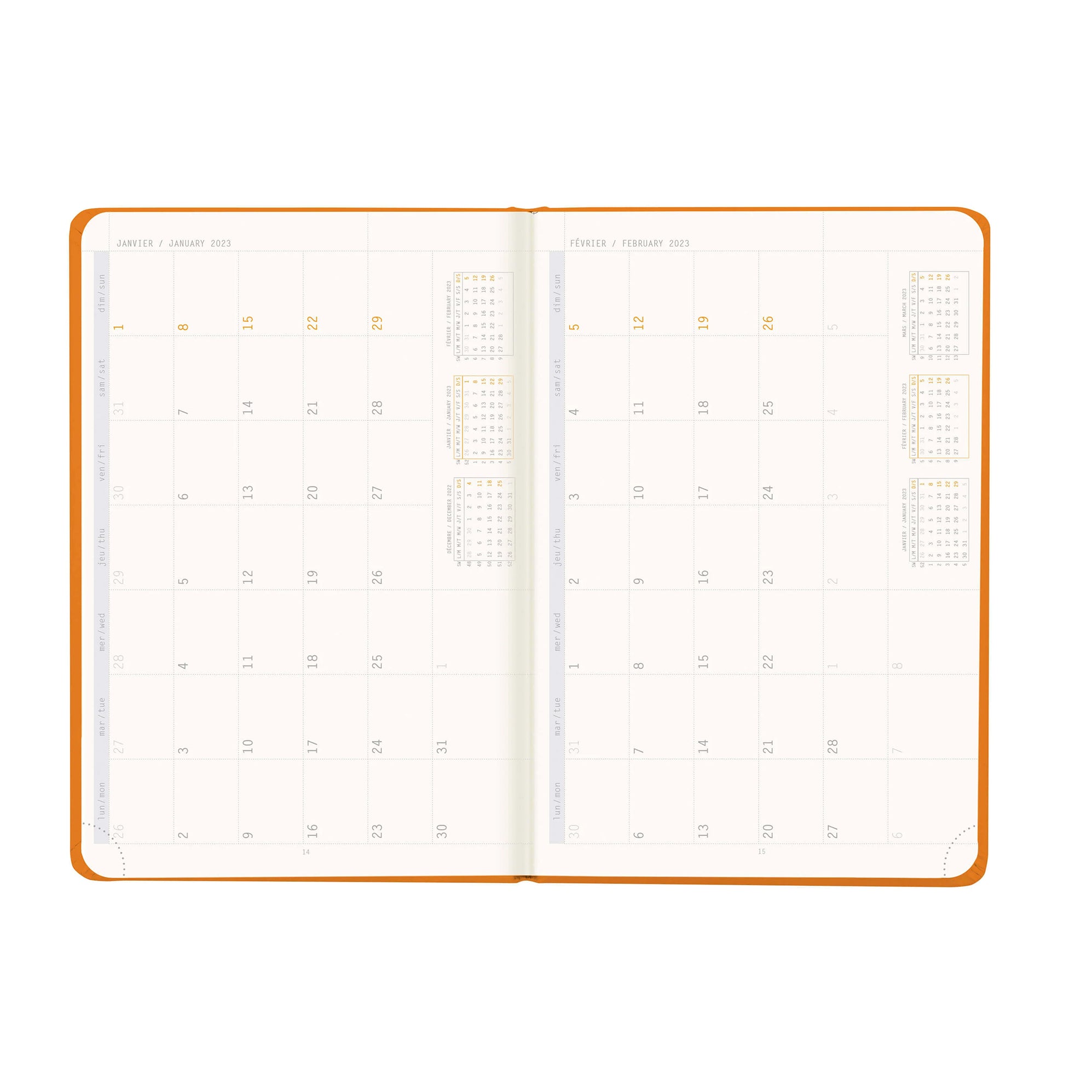 Rhodia Webplanner A5 Vertical Weekly Planner 2026 - Urban Kit Supply