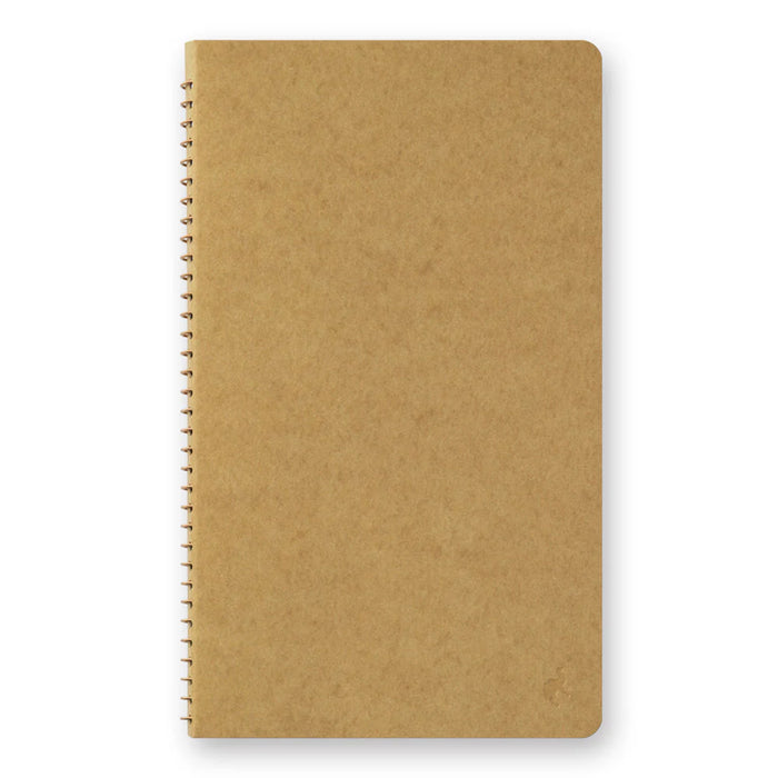 Traveler's Company Spiral Ring Notebook - A5 Slim Blank DW Kraft Paper