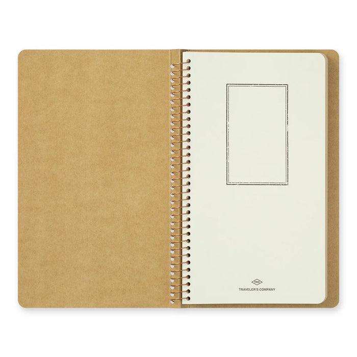 Traveler's Company Spiral Ring Notebook - A5 Slim Blank DW Kraft Paper