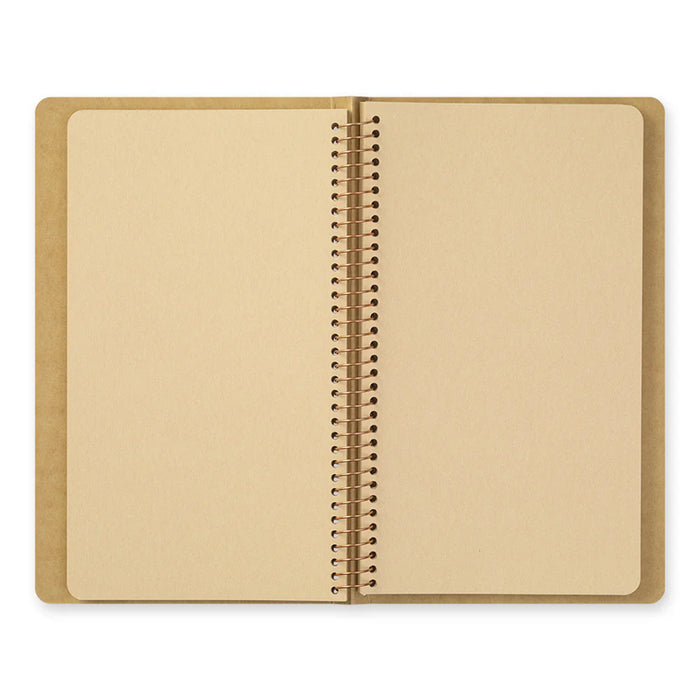 Traveler's Company Spiral Ring Notebook - A5 Slim Blank DW Kraft Paper