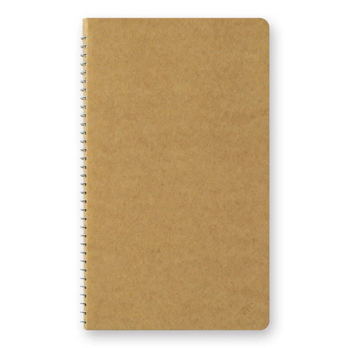 Traveler's Company Spiral Ring Notebook - A5 Slim Blank MD Paper White