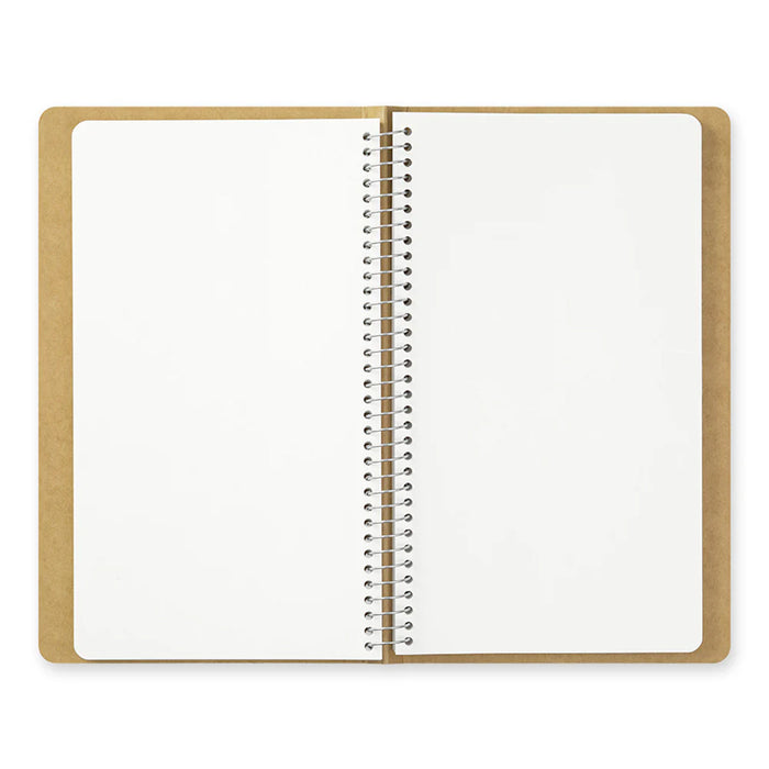 Traveler's Company Spiral Ring Notebook - A5 Slim Blank MD Paper White