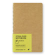 Traveler's Company Spiral Ring Notebook - A5 Slim Paper Pocket