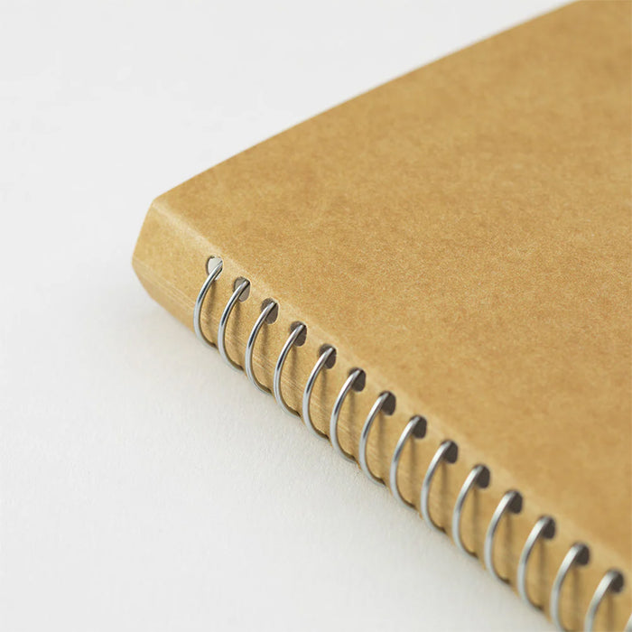Traveler's Company Spiral Ring Notebook - A6 Slim Blank MD Paper White