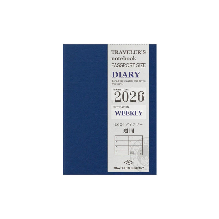 Traveler's Compan - Weekly Diary Refill (Passport) 2026 Second Half