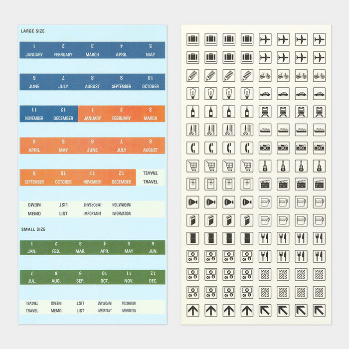 Traveler's Company 2026 - Customized Sticker Set