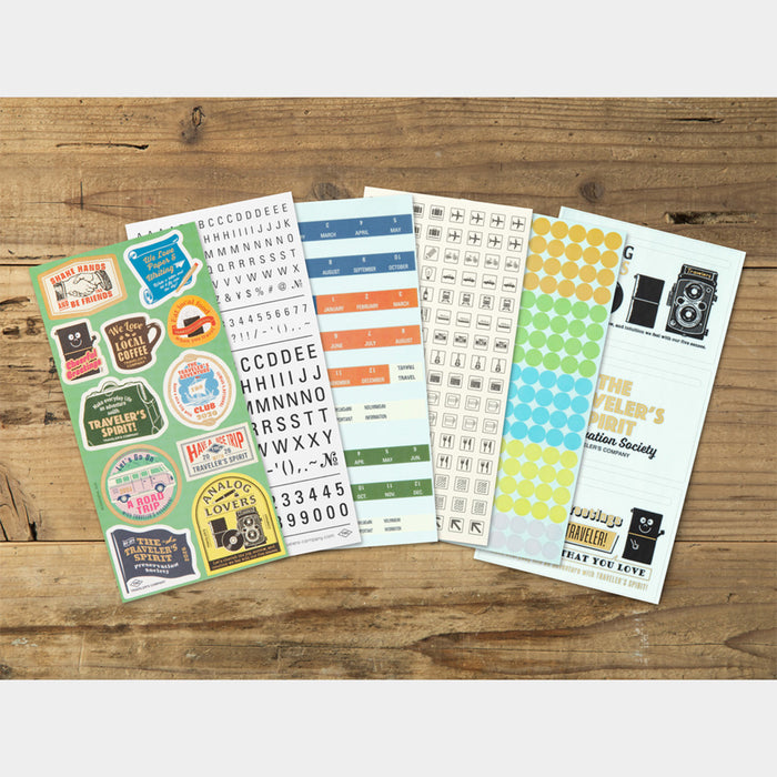 Traveler's Company 2026 - Customized Sticker Set