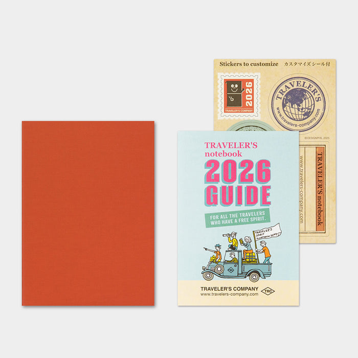 Traveler's Company 2026 - Monthly Diary Refill (Passport)