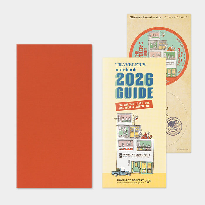 Traveler's Company 2026 - Monthly Diary Refill (Regular)