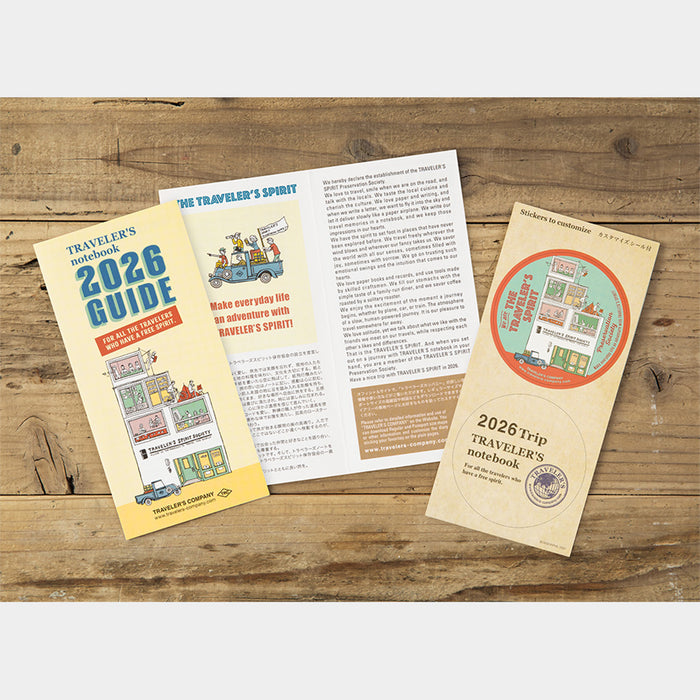 Traveler's Company 2026 - Monthly Diary Refill (Regular)